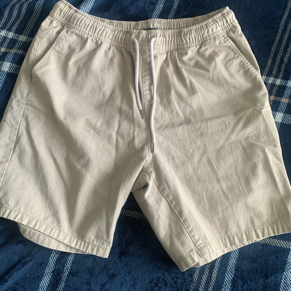 Forever 21 Drawstring Khaki Shorts